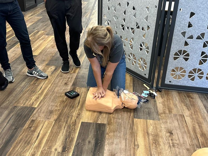 Emergency First Aid at Work training in Portsmouth
